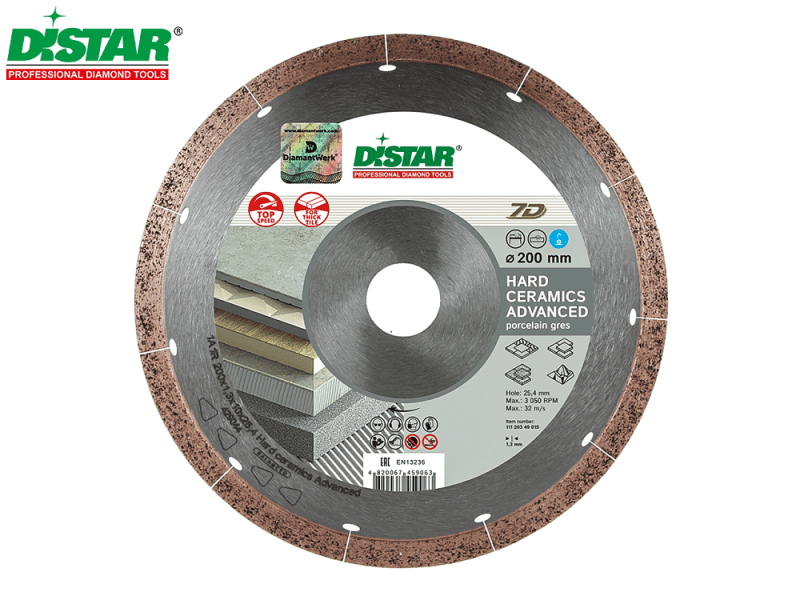 Tarcza diamentowa Distar Hard Ceramics Advanced